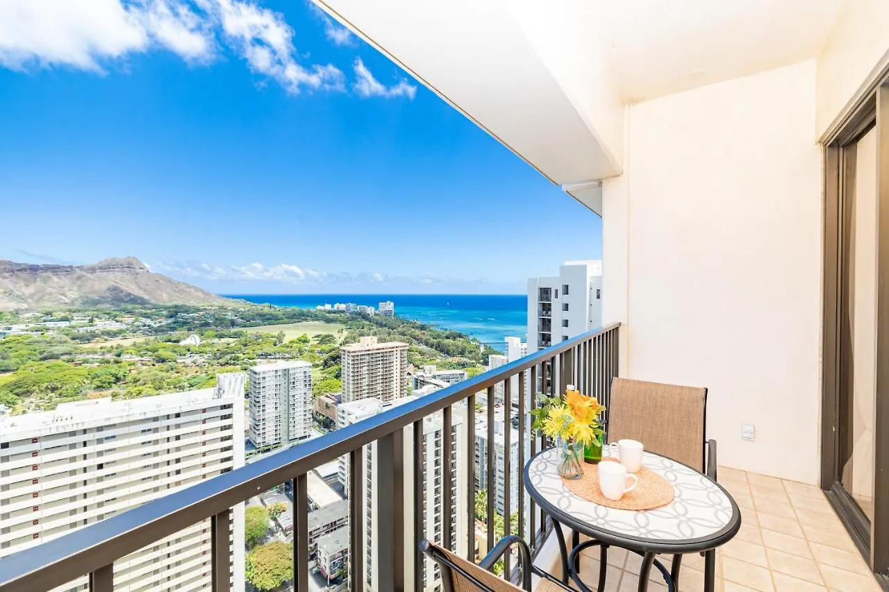 Ocean View Oasis With Free Parking, A Waikiki Gem! Apartment Honolulu