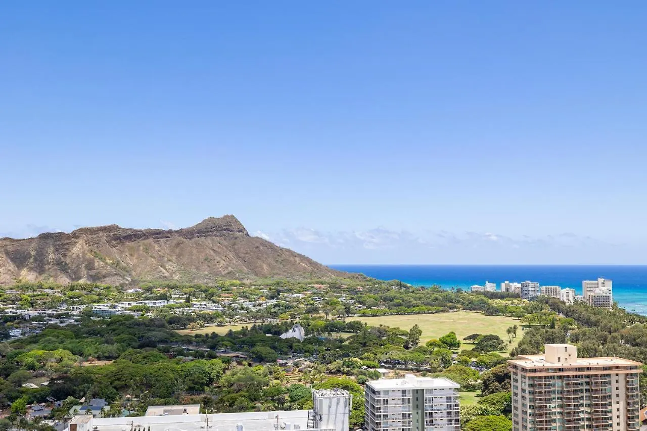 Ocean View Oasis With Free Parking, A Waikiki Gem! Apartment Honolulu 0*,